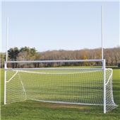 Goals - Soccer/Football (with European Backstays) - Deluxe, Official Size [8FT H x 24FT W]